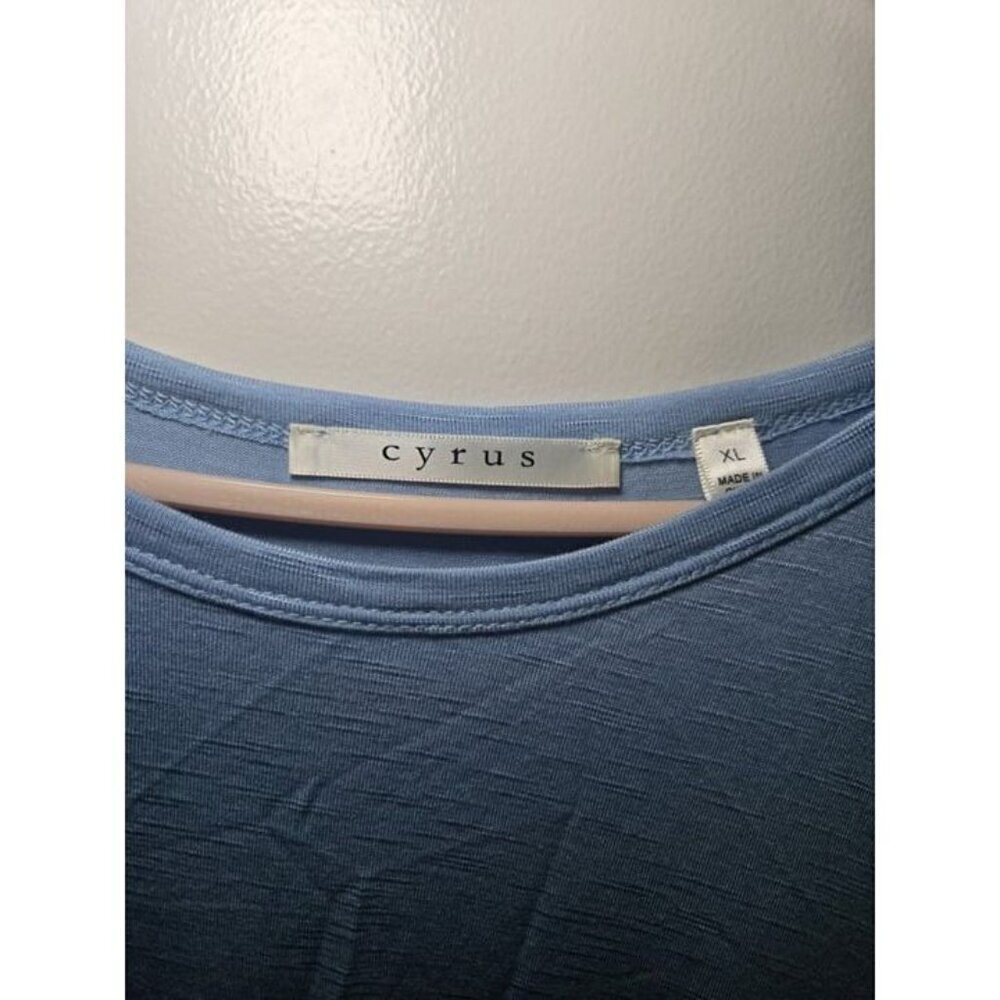 Cyrus Light Blue Women's Blouse Size XL NWT - Picture 6 of 6